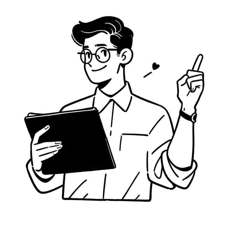 Exact Attached Character Illustration